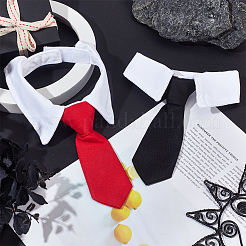 4Pcs 2 Colors Polyester Pet Ties&nbsp;AJEW-GF0010-56