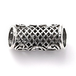 Tibetan Style Alloy Tube Beads&nbsp;PALLOY-P224-08AS