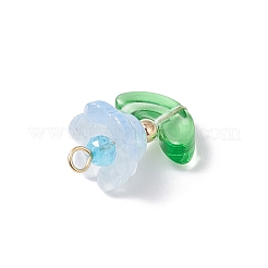 5Pcs Handmade Lampwork Pendants&nbsp;PALLOY-TA00310