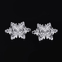 Christmas Transparent Acrylic Multi-Strand Links&nbsp;OACR-Q197-01