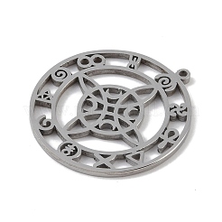 Non-Tarnish 304 Stainless Steel Pendants&nbsp;STAS-B062-16P
