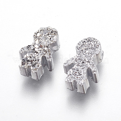 Imitation Druzy Gemstone Resin Beads&nbsp;RESI-L026-G