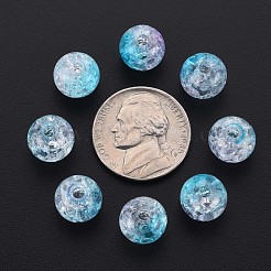 Transparent Crackle Acrylic Beads&nbsp;MACR-S370-N10mm