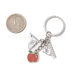 Tibetan Style Alloy Keychains&nbsp;KEYC-JKC01250-02