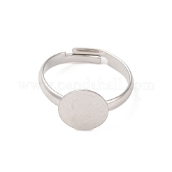 Adjustable Brass Pad Ring Base Findings&nbsp;KK-K110-01P-NR
