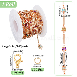 DIY Chain Bracelet Necklace Making Kit&nbsp;DIY-PH0017-38A