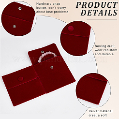 Square Velvet Jewelry Bags&nbsp;TP-BBC0001-05B