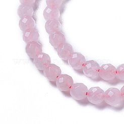 Natural Rose Quartz Beads Strands&nbsp;X-G-F596-20-4mm