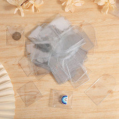 PVC Single Pocket Coin Sleeves Holders&nbsp;ABAG-WH0038-42