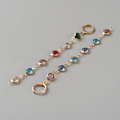 Glass Hoop Earrings&nbsp;EJEW-WH0012-181