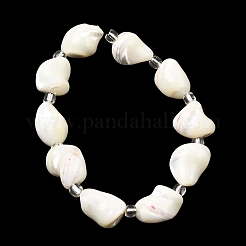Natural Trochid Shell/Trochus Shell Beads Strands&nbsp;BSHE-A002-04B