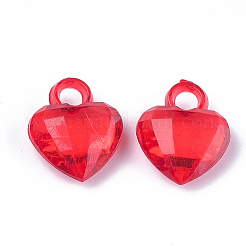 Transparent Acrylic Pendants&nbsp;X-TACR-T005-06