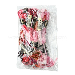 12 Skeins 12 Colors 6-Ply Polyester Embroidery Floss&nbsp;OCOR-FS0001-01A-02