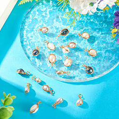 20Pcs 5 Styles Natural Cultured Freshwater Pearl Potato Pendants&nbsp;PALLOY-TA00381