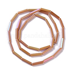 Electroplate Glass Beads Strands&nbsp;EGLA-Q128-10C