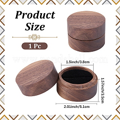 1-Slot Wood Ring Storage Boxes with Velvet Inside&nbsp;CON-CL0001-28B