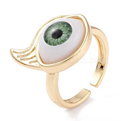 Brass Cuff Rings&nbsp;RJEW-M138-28G-E