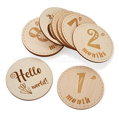 Basswood Milestone Cards&nbsp;WOOD-TA0001-41C