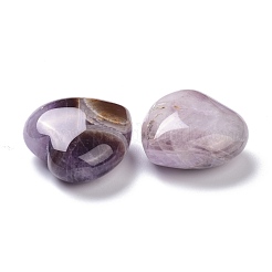 Natural Amethyst Heart Love Stone&nbsp;G-Z020-06
