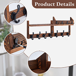 Wood Wall Hanging Holders&nbsp;AJEW-WH0596-654