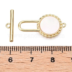 Brass Toggle Clasps&nbsp;KK-N254-161G