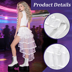 Polyester Lace Skirt&nbsp;AJEW-WH20054-384B
