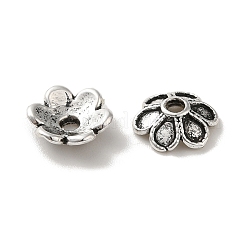 Tibetan Style Alloy Bead Caps&nbsp;PALLOY-P302-04A-AS