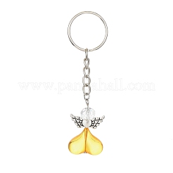 Heart Angel Acrylic & Alloy Keychains&nbsp;KEYC-JKC00583-01