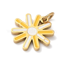 304 Stainless Steel Enamel Pendants&nbsp;STAS-Z189-11G-02