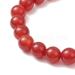 Natural Carnelian Stretch Bracelets for Couple&nbsp;BJEW-JB12181