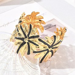 304 Stainless Steel Enamel Cuff Bangles for Women&nbsp;SA-CBAFD7D-02G