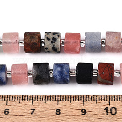 Natural & Synthetic Mixed Stone Beads Strands&nbsp;G-N353-02A-01