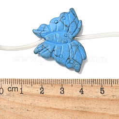 Dyed Synthetic Turquoise Beads Strands&nbsp;G-B136-A08