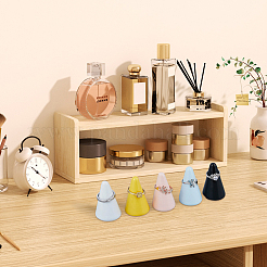 5Pcs 5 Colors Ceramics Ring Display Stands&nbsp;RDIS-FH0001-02