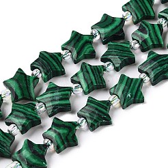 Dyed Synthetic Malachite Beads Strands&nbsp;G-T138-191