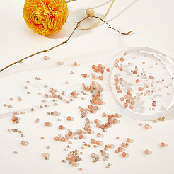 2 Strands 2 Styles Natural Multi-Moonstone and Peach Moonstone Beads Strands&nbsp;G-ME0001-47