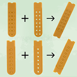 48 Sets 2 Styles Plastic Cap Snap Buckle Replacement Repair Strap with 7 Holes&nbsp;FIND-DR0001-43C