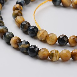 Natural Dream Tiger Eye Beads Strands&nbsp;X-G-G898-6mm