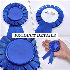 12Pcs 3 Colors Award Ribbon Shape Tinplate Badge Pins&nbsp;JEWB-CP0001-53