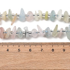 Natural Morganite Nuggets Beads Strands&nbsp;G-Z155-B04-02