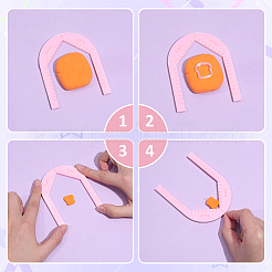 6Pcs PLA Clay Earring Drilling Guide Tool&nbsp;TOOL-PH0002-05