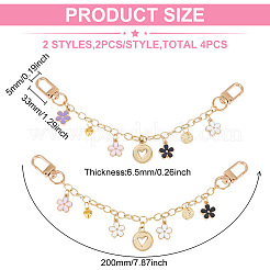 Alloy Enamel Pendant Decorative Purse Chains&nbsp;AJEW-AB00108