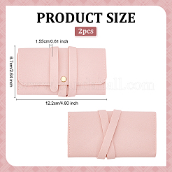 Rectangle PU Leather Envelope Travel Folding Rolls&nbsp;AJEW-WH048-966A