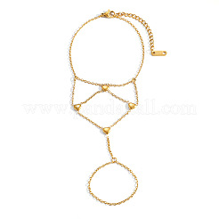 304 Stainless Steel Link Ring Bracelets&nbsp;WG5E194-01