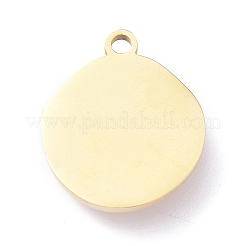 Ion Plating(IP) 304 Stainless Steel Pendants&nbsp;STAS-O150-15G