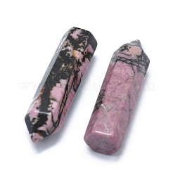 Natural Rhodonite Pointed Beads&nbsp;G-G795-02-19