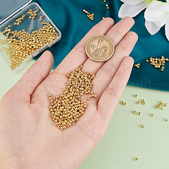 600Pcs Rack Plating Brass Round Spacer Beads&nbsp;KK-PH0005-84