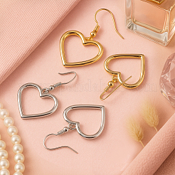 4 Pairs 2 Colors Iron Alloy Dangle Earrings&nbsp;EJEW-HY0001-37
