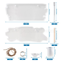 DIY Silicone Hangtag Molds Kits&nbsp;DIY-TA0008-28