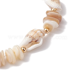 Shell Beaded Stretch Bracelets for Women&nbsp;BJEW-TA00588